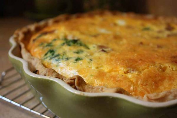 Quiche-met-kip-en-spinazie
