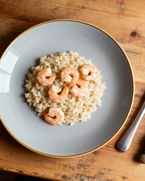 Risotto met Garnalen