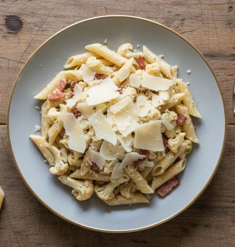 Pasta met bloemkool