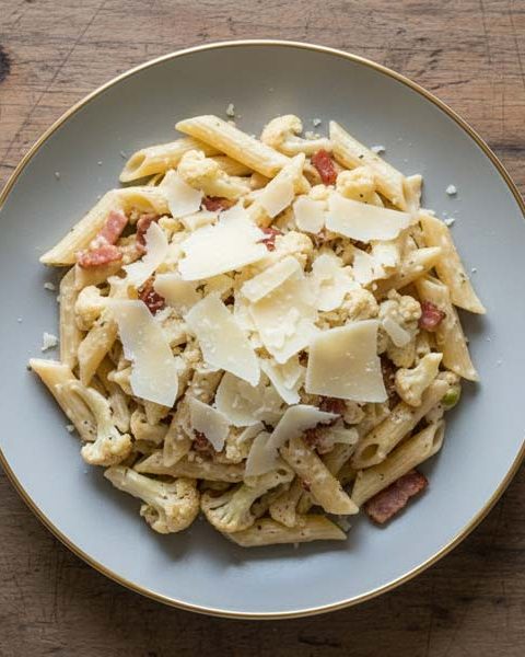Pasta met bloemkool
