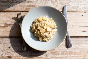 Risotto met pastinaak