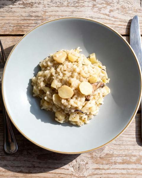 Risotto met pastinaak