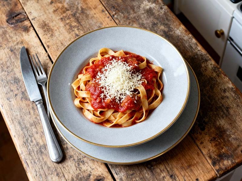 Twee-kazen-tagliatelle