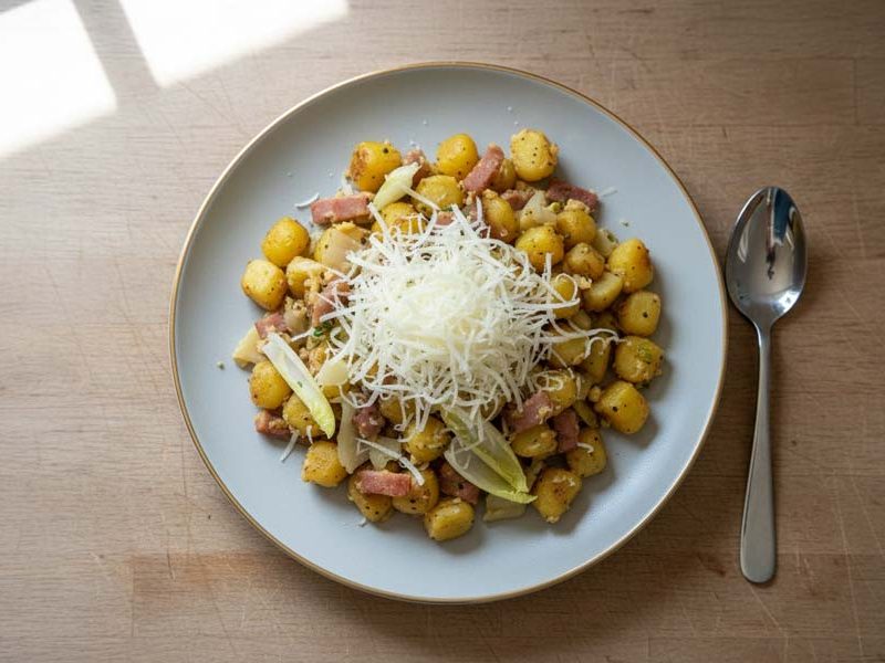 Krieltjes carbonara