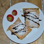 Banaan kwarktaart met chocolade