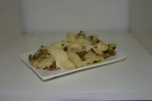 Gnocchi carbonara met bonen