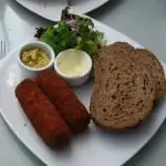 Bacon roomkaas spiralen