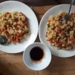 Frisse rijstsalade