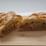 Toast cirkel met ham en kaas