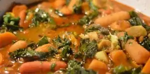 Aardappel- en boerenkoolsoep