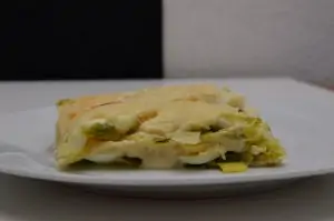 Lasagne met prei maar zonder vlees