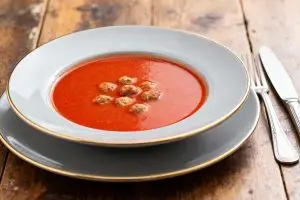 Tomatensoep met balletjes