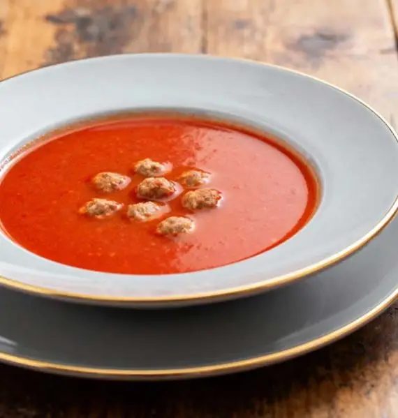 Tomatensoep met balletjes