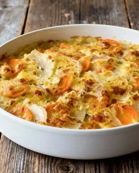 Wortel Koolrabi ovenschotel