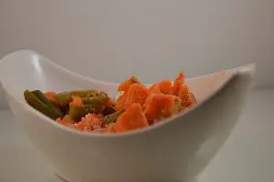 Zoete aardappel schotel