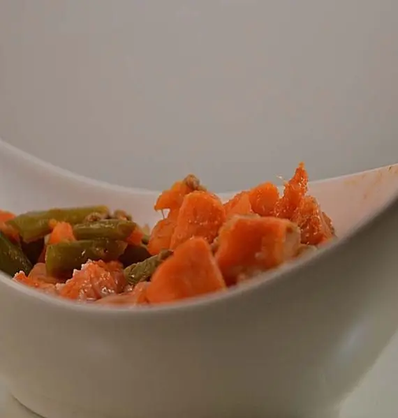 Zoete aardappel schotel