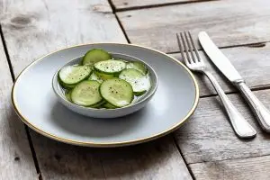 Zoetzure komkommer