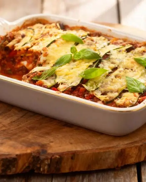 Courgette lasagne