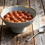 Tomaten-visoep met rijst