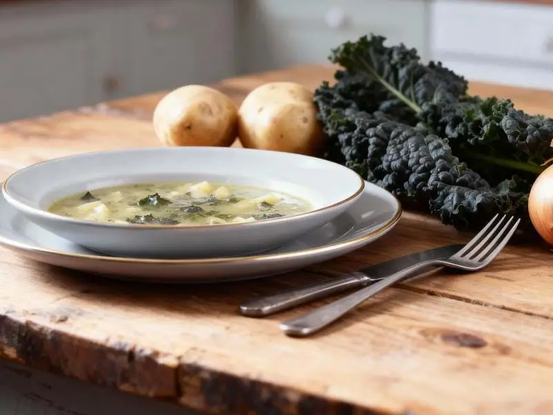 Aardappel- en boerenkoolsoep