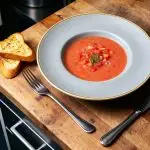 Panna cotta met aardbei