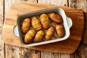 Hasselback aardappelen