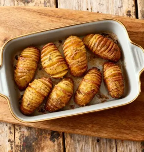 Hasselback aardappelen