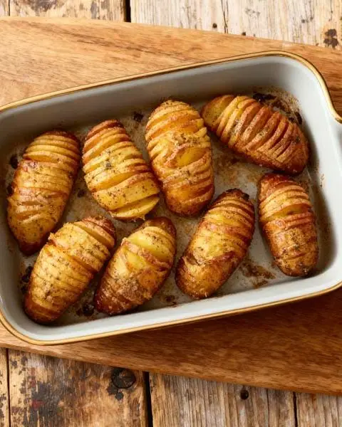 Hasselback aardappelen