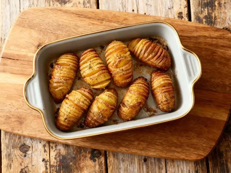 Hasselback aardappelen