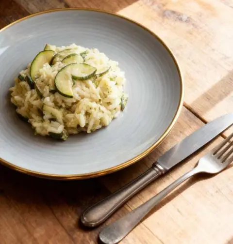 Risotto met courgette