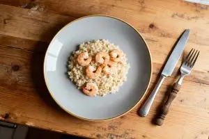 Risotto met Garnalen