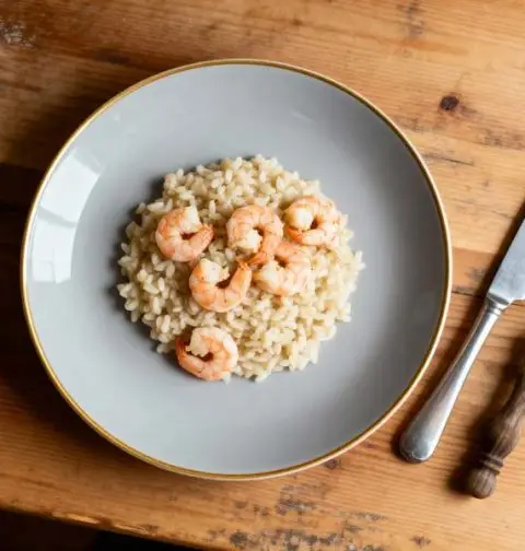 Risotto met Garnalen