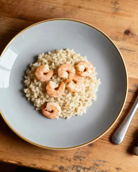 Risotto met Garnalen