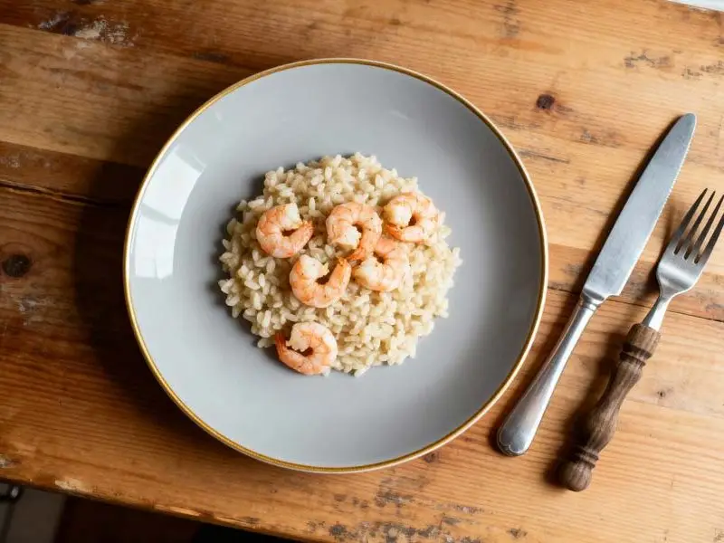 Risotto met Garnalen