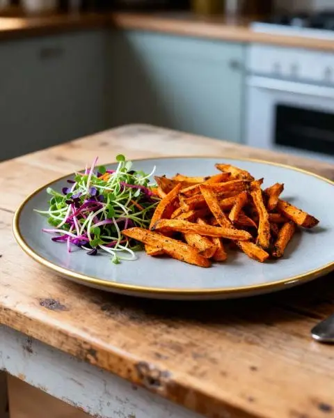 Zoete aardappel uit de oven