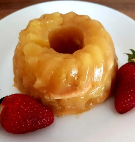 Appel-vanille taartje