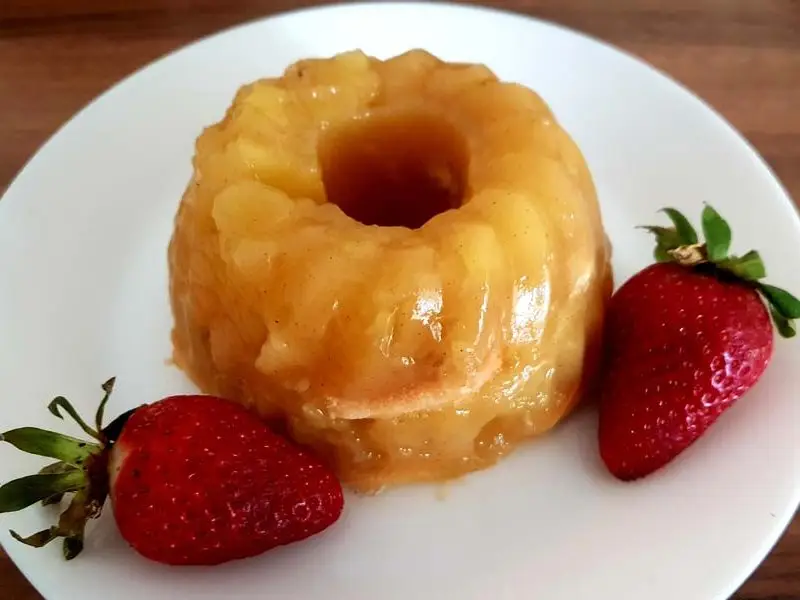 Appel-vanille taartje