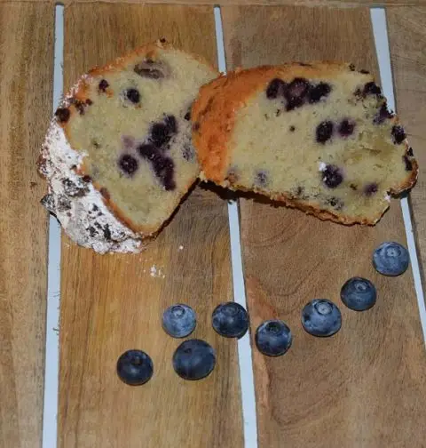 Bosbessen-banaan tulband