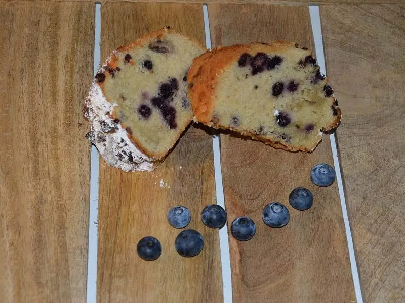 Bosbessen-banaan tulband