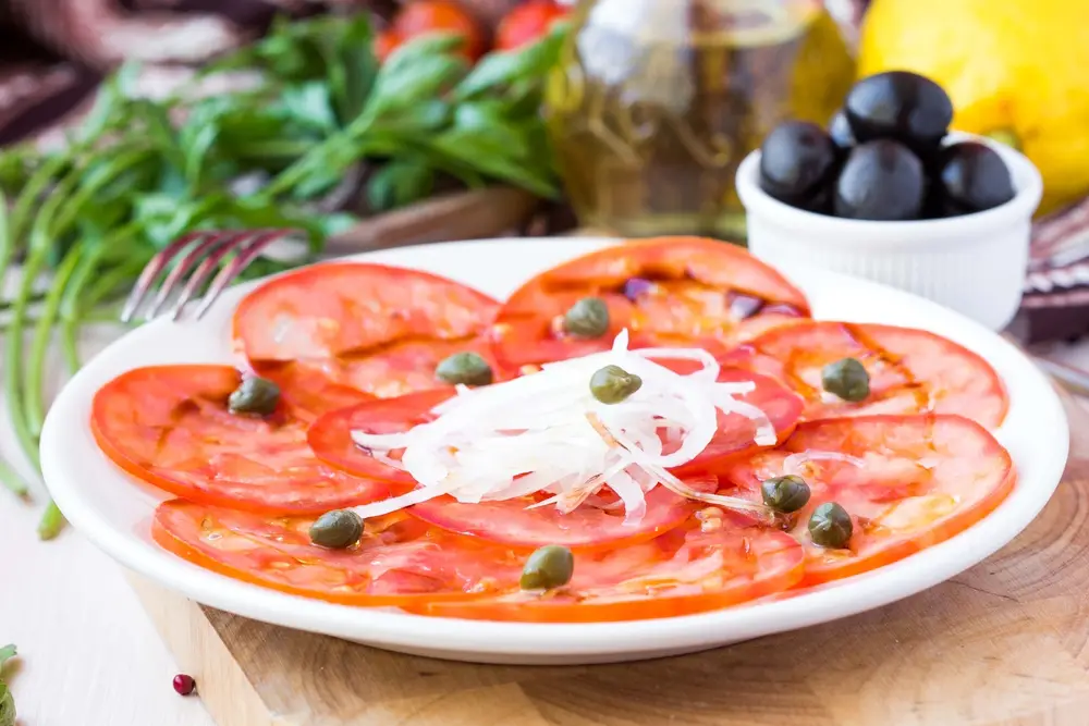 Carpaccio van tomaat