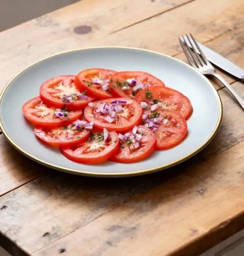 Carpaccio van tomaat