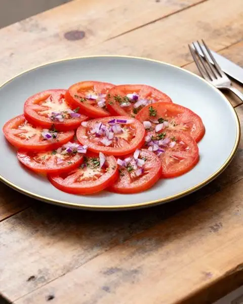 Carpaccio van tomaat