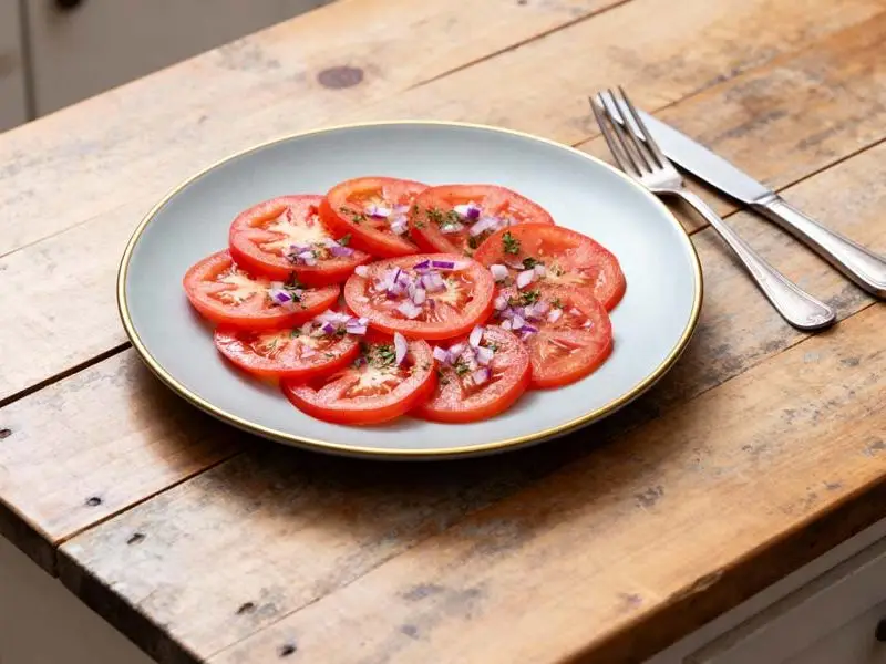 Carpaccio van tomaat