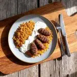 Carpaccio met eigen dressing