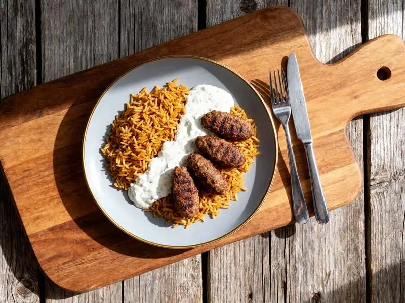 Köfte met Yoghurtsaus