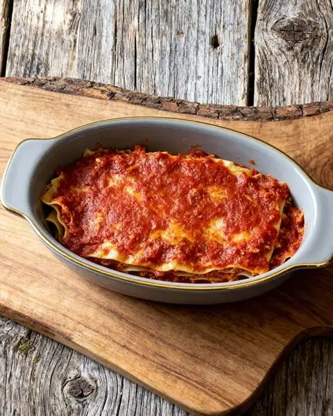 Lasagne met tomatensaus