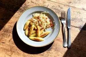 Schupfnudeln met zuurkool