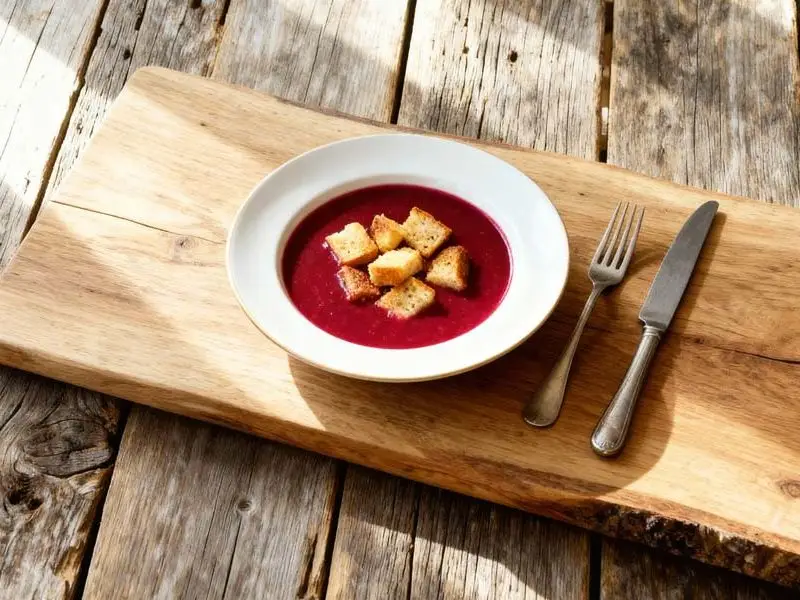 Simpele rode bietensoep