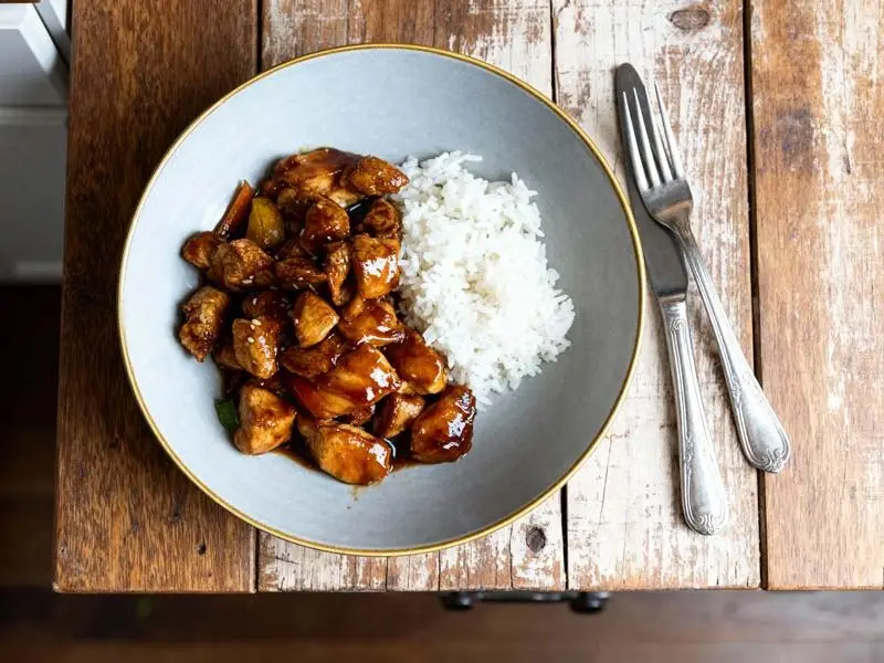 Snelle kip teriyaki