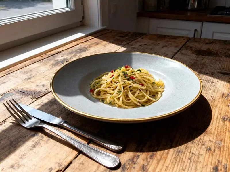 Spaghetti aglio e olio